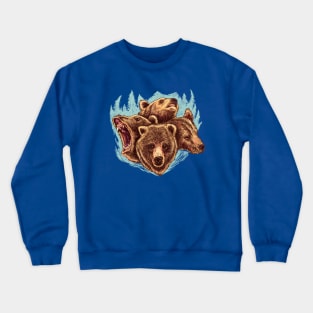 Four Bears (Color) Crewneck Sweatshirt